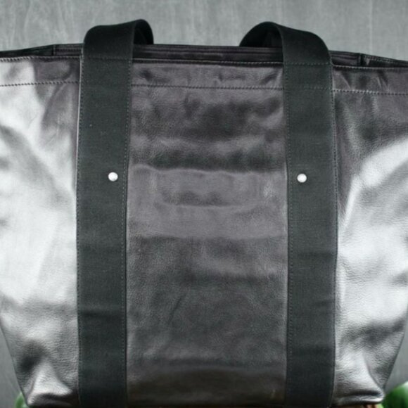 NWT Jack Spade Leather Tote Bag - Rare Designer Sample Prototype - Picture 4 of 13